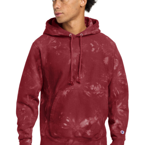 Premium Scrunch Dye Tie Dye Hooded Sweatshirt Thumbnail